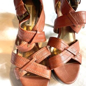 Steve Madden Women's Brown Sandals 8 1/2